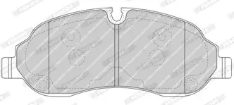 Bremsbelagsatz, Scheibenbremse FERODO FVR4661 Bild Bremsbelagsatz, Scheibenbremse FERODO FVR4661