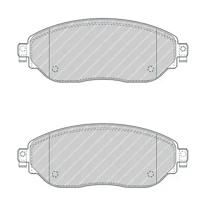 Bremsbelagsatz, Scheibenbremse Vorderachse FERODO FVR4840 Bild Bremsbelagsatz, Scheibenbremse Vorderachse FERODO FVR4840