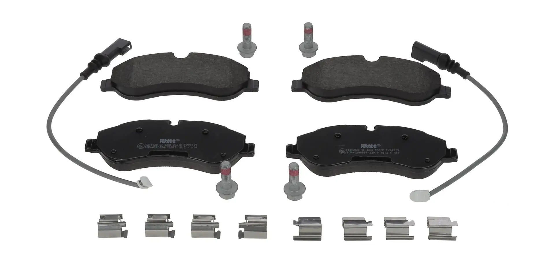 Bremsbelagsatz, Scheibenbremse Vorderachse FERODO FVR4909