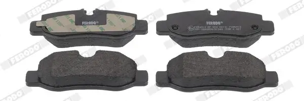 Bremsbelagsatz, Scheibenbremse Hinterachse FERODO FVR5013