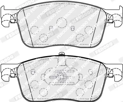 Bremsbelagsatz, Scheibenbremse Vorderachse FERODO FVR5119 Bild Bremsbelagsatz, Scheibenbremse Vorderachse FERODO FVR5119