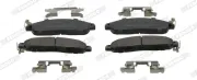Bremsbelagsatz, Scheibenbremse Vorderachse FERODO FVR5284