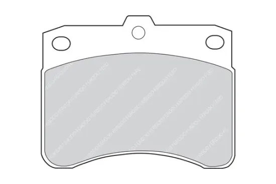 Bremsbelagsatz, Scheibenbremse Vorderachse FERODO FVR549 Bild Bremsbelagsatz, Scheibenbremse Vorderachse FERODO FVR549