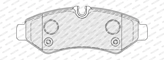 Bremsbelagsatz, Scheibenbremse Hinterachse FERODO FVR5596 Bild Bremsbelagsatz, Scheibenbremse Hinterachse FERODO FVR5596