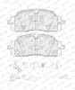 Bremsbelagsatz, Scheibenbremse Vorderachse FERODO FVR5629 Bild Bremsbelagsatz, Scheibenbremse Vorderachse FERODO FVR5629