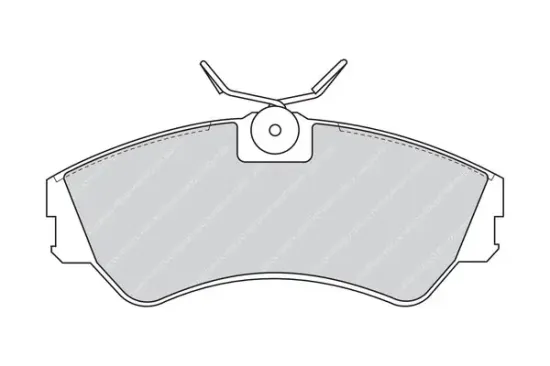 Bremsbelagsatz, Scheibenbremse Vorderachse FERODO FVR785 Bild Bremsbelagsatz, Scheibenbremse Vorderachse FERODO FVR785