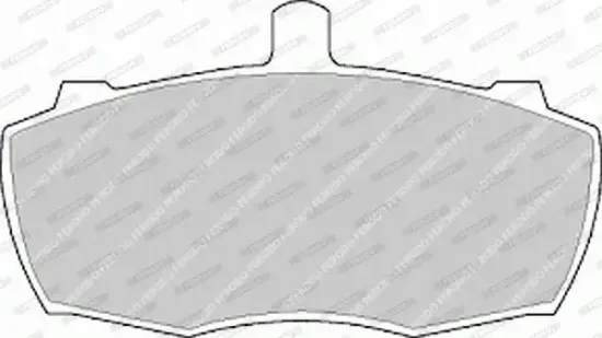 Bremsbelagsatz, Scheibenbremse Vorderachse FERODO FVR836 Bild Bremsbelagsatz, Scheibenbremse Vorderachse FERODO FVR836
