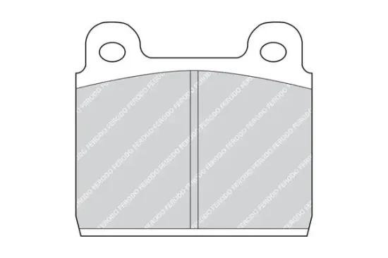 Bremsbelagsatz, Scheibenbremse FERODO FVR84 Bild Bremsbelagsatz, Scheibenbremse FERODO FVR84