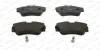 Bremsbelagsatz, Scheibenbremse Vorderachse FERODO FVR970 Bild Bremsbelagsatz, Scheibenbremse Vorderachse FERODO FVR970