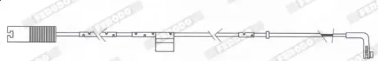 Warnkontakt, Bremsbelagverschleiß Hinterachse FERODO FWI332 Bild Warnkontakt, Bremsbelagverschleiß Hinterachse FERODO FWI332