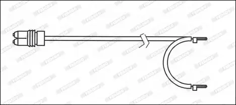 Warnkontakt, Bremsbelagverschleiß FERODO FWI342 Bild Warnkontakt, Bremsbelagverschleiß FERODO FWI342