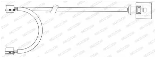 Warnkontakt, Bremsbelagverschleiß Vorderachse FERODO FWI347 Bild Warnkontakt, Bremsbelagverschleiß Vorderachse FERODO FWI347