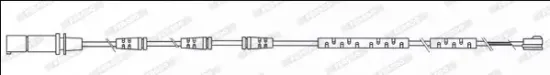 Warnkontakt, Bremsbelagverschleiß Vorderachse FERODO FWI354 Bild Warnkontakt, Bremsbelagverschleiß Vorderachse FERODO FWI354