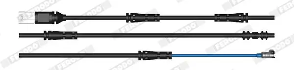 Warnkontakt, Bremsbelagverschleiß Hinterachse FERODO FWI412