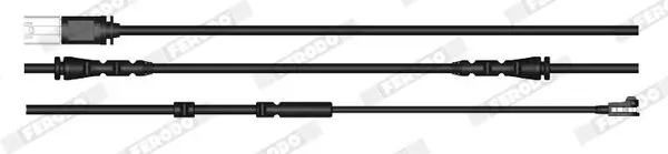 Warnkontakt, Bremsbelagverschleiß Vorderachse FERODO FWI418