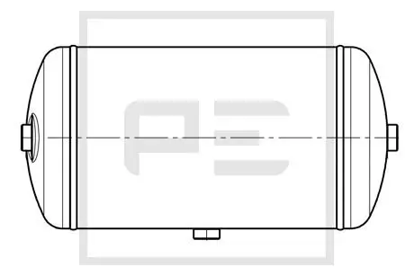 Luftbehälter, Druckluftanlage PE Automotive 026.051-00A Bild Luftbehälter, Druckluftanlage PE Automotive 026.051-00A