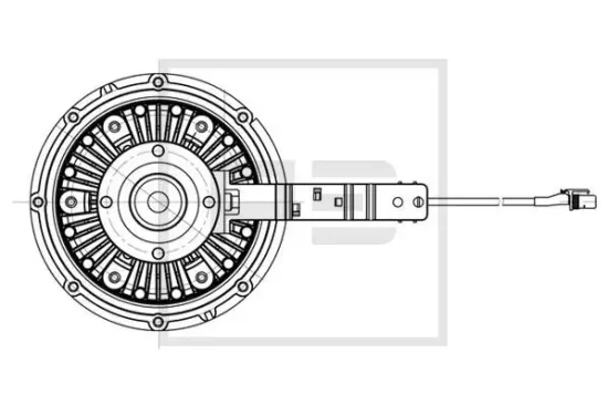 Kupplung, Kühlerlüfter PE Automotive 030.183-00A Bild Kupplung, Kühlerlüfter PE Automotive 030.183-00A