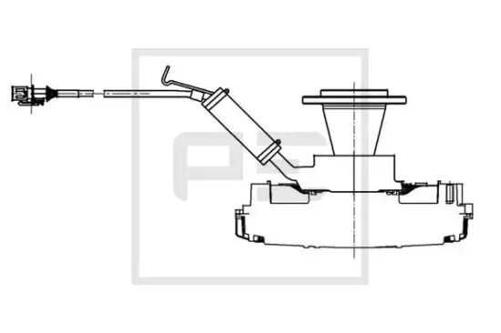 Kupplung, Kühlerlüfter PE Automotive 030.185-00A Bild Kupplung, Kühlerlüfter PE Automotive 030.185-00A