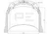 Bremstrommel Hinterachse PE Automotive 066.427-00A