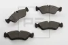 Bremsbelagsatz, Scheibenbremse Hinterachse PE Automotive 086.320-00A