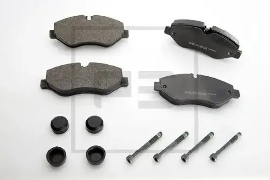 Bremsbelagsatz, Scheibenbremse Vorderachse PE Automotive 086.325-00A Bild Bremsbelagsatz, Scheibenbremse Vorderachse PE Automotive 086.325-00A