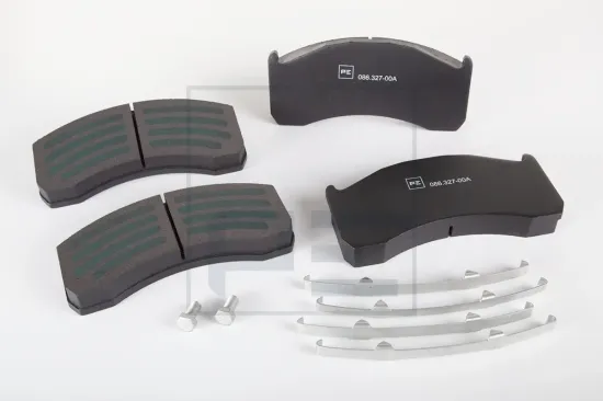 Bremsbelagsatz, Scheibenbremse PE Automotive 086.327-00A Bild Bremsbelagsatz, Scheibenbremse PE Automotive 086.327-00A
