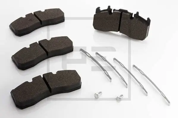 Bremsbelagsatz, Scheibenbremse Vorderachse PE Automotive 086.329-00A