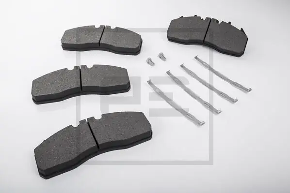Bremsbelagsatz, Scheibenbremse Vorderachse PE Automotive 086.330-00A
