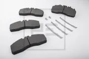 Bremsbelagsatz, Scheibenbremse Vorderachse PE Automotive 086.330-00A