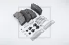 Bremsbelagsatz, Scheibenbremse PE Automotive 086.332-00A