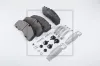 Bremsbelagsatz, Scheibenbremse PE Automotive 086.333-00A