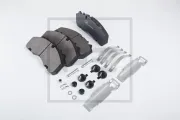 Bremsbelagsatz, Scheibenbremse PE Automotive 086.333-00A