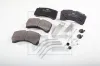 Bremsbelagsatz, Scheibenbremse Hinterachse PE Automotive 086.337-00A