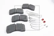 Bremsbelagsatz, Scheibenbremse PE Automotive 086.343-10A