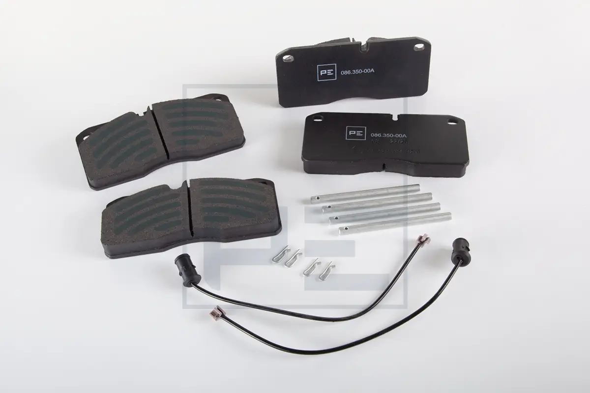 Bremsbelagsatz, Scheibenbremse PE Automotive 086.350-00A