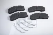 Bremsbelagsatz, Scheibenbremse Vorderachse PE Automotive 086.351-00A