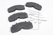 Bremsbelagsatz, Scheibenbremse PE Automotive 086.360-00A