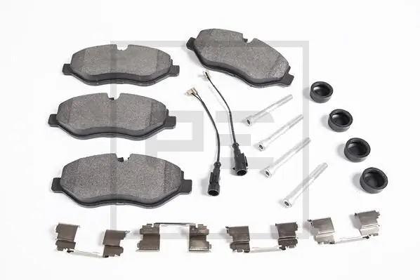 Bremsbelagsatz, Scheibenbremse Vorderachse PE Automotive 086.361-00A