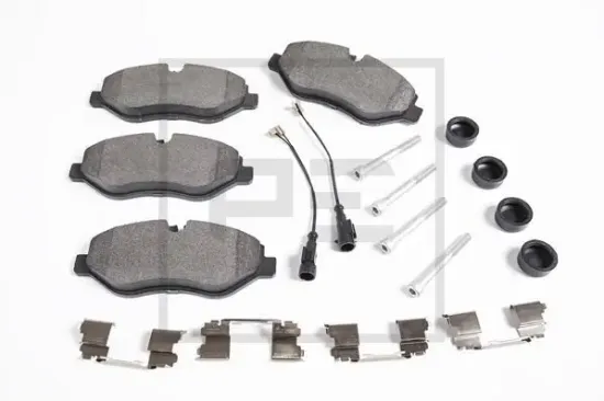 Bremsbelagsatz, Scheibenbremse Vorderachse PE Automotive 086.361-00A Bild Bremsbelagsatz, Scheibenbremse Vorderachse PE Automotive 086.361-00A