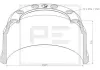 Bremstrommel PE Automotive 456.003-00A