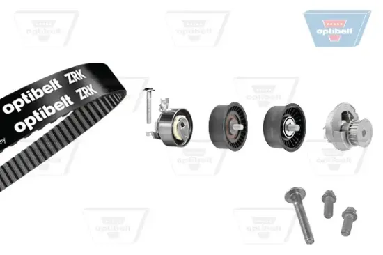 Wasserpumpe + Zahnriemensatz OPTIBELT KT 1207W2 Bild Wasserpumpe + Zahnriemensatz OPTIBELT KT 1207W2