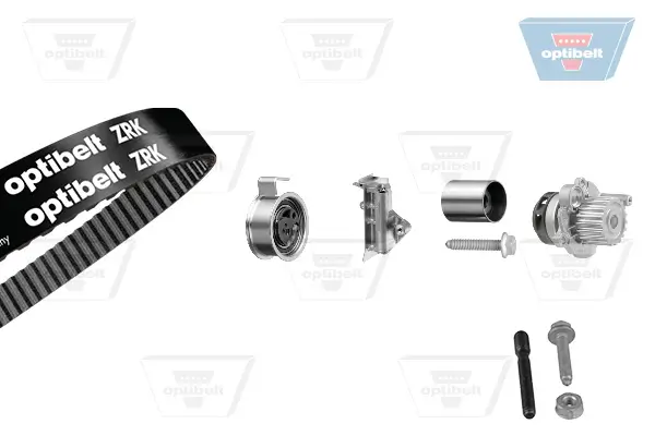 Wasserpumpe + Zahnriemensatz OPTIBELT KT 1236W1