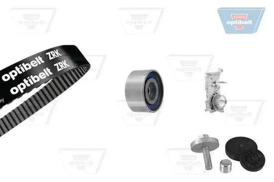 Wasserpumpe + Zahnriemensatz OPTIBELT KT 1714W1 Bild Wasserpumpe + Zahnriemensatz OPTIBELT KT 1714W1