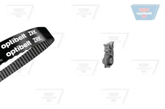 Wasserpumpe + Zahnriemensatz OPTIBELT KT 1731W1 Bild Wasserpumpe + Zahnriemensatz OPTIBELT KT 1731W1