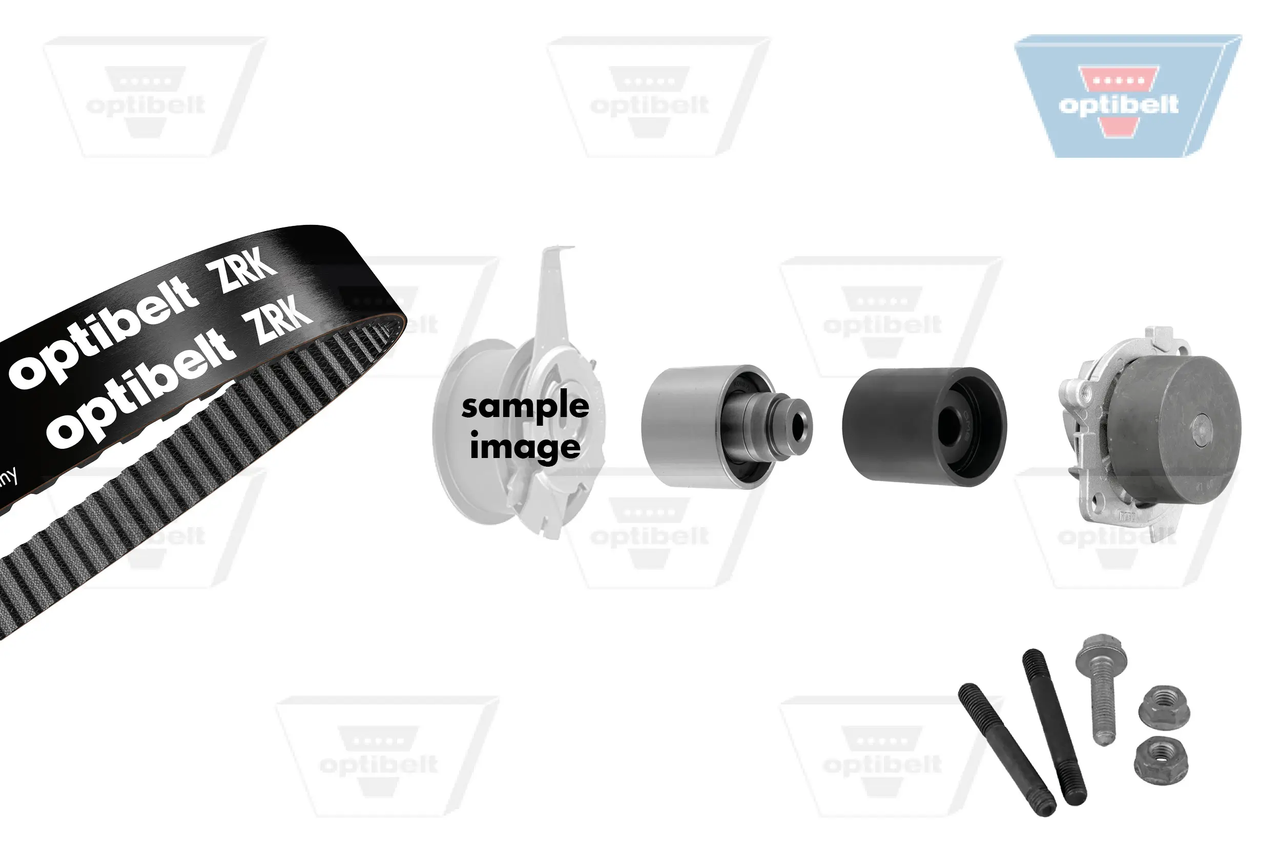 Wasserpumpe + Zahnriemensatz OPTIBELT KT 1734W1