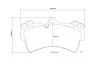 Hochleistungs-Bremsbelagsatz Vorderachse BREMBO 07.B314.20 Bild Hochleistungs-Bremsbelagsatz Vorderachse BREMBO 07.B314.20
