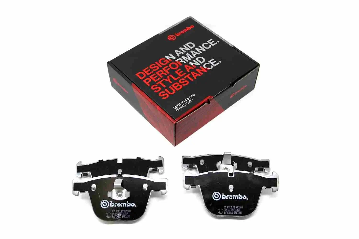 Hochleistungs-Bremsbelagsatz Hinterachse BREMBO 07.B315.02