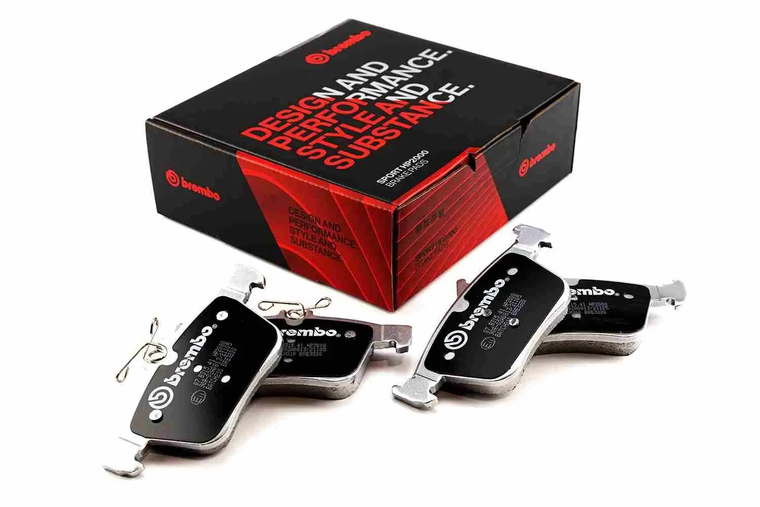 Hochleistungs-Bremsbelagsatz Hinterachse BREMBO 07.B315.41