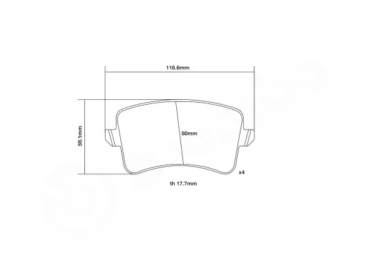 Hochleistungs-Bremsbelagsatz BREMBO 07.B315.56 Bild Hochleistungs-Bremsbelagsatz BREMBO 07.B315.56