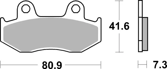 Bremsbelagsatz, Scheibenbremse BREMBO 07078 Bild Bremsbelagsatz, Scheibenbremse BREMBO 07078